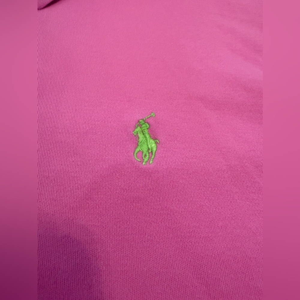 {POLO RALPH LAUREN} Pink Cotton Polo - Picture 5 of 7